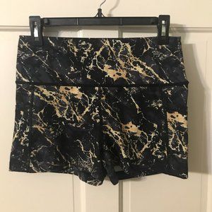 Constantly Varied Gear Black and Gold Athletic Shorts